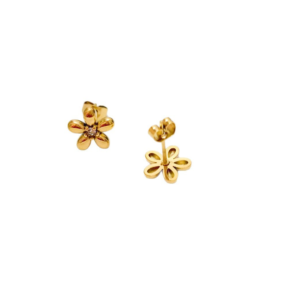 Damen Blumen-inspirierte Steckerohrringe Shop Nory