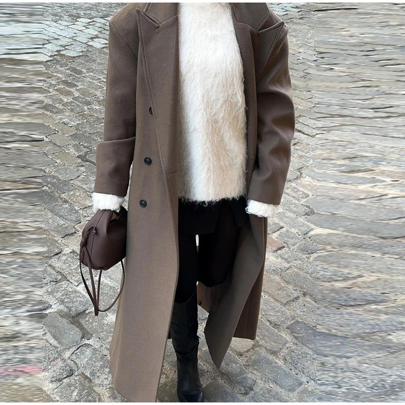 Herren Lange Elegante Doppelreiher