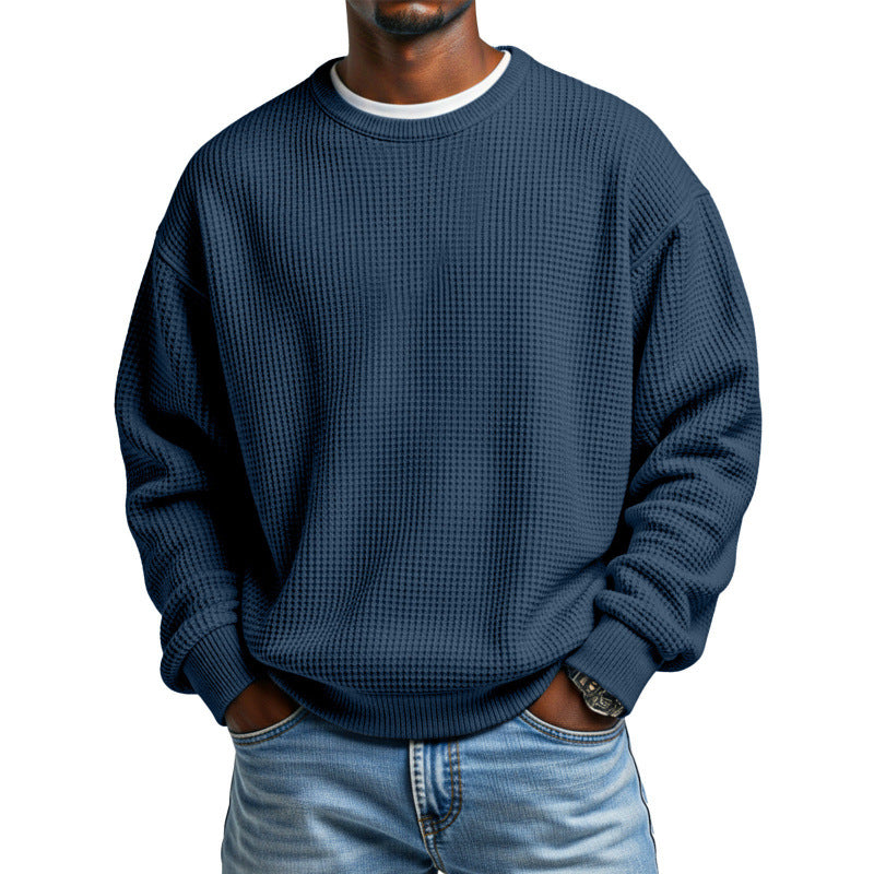 Herren Bequemer Sweatpullover mit Waffelstruktur Shop Nory