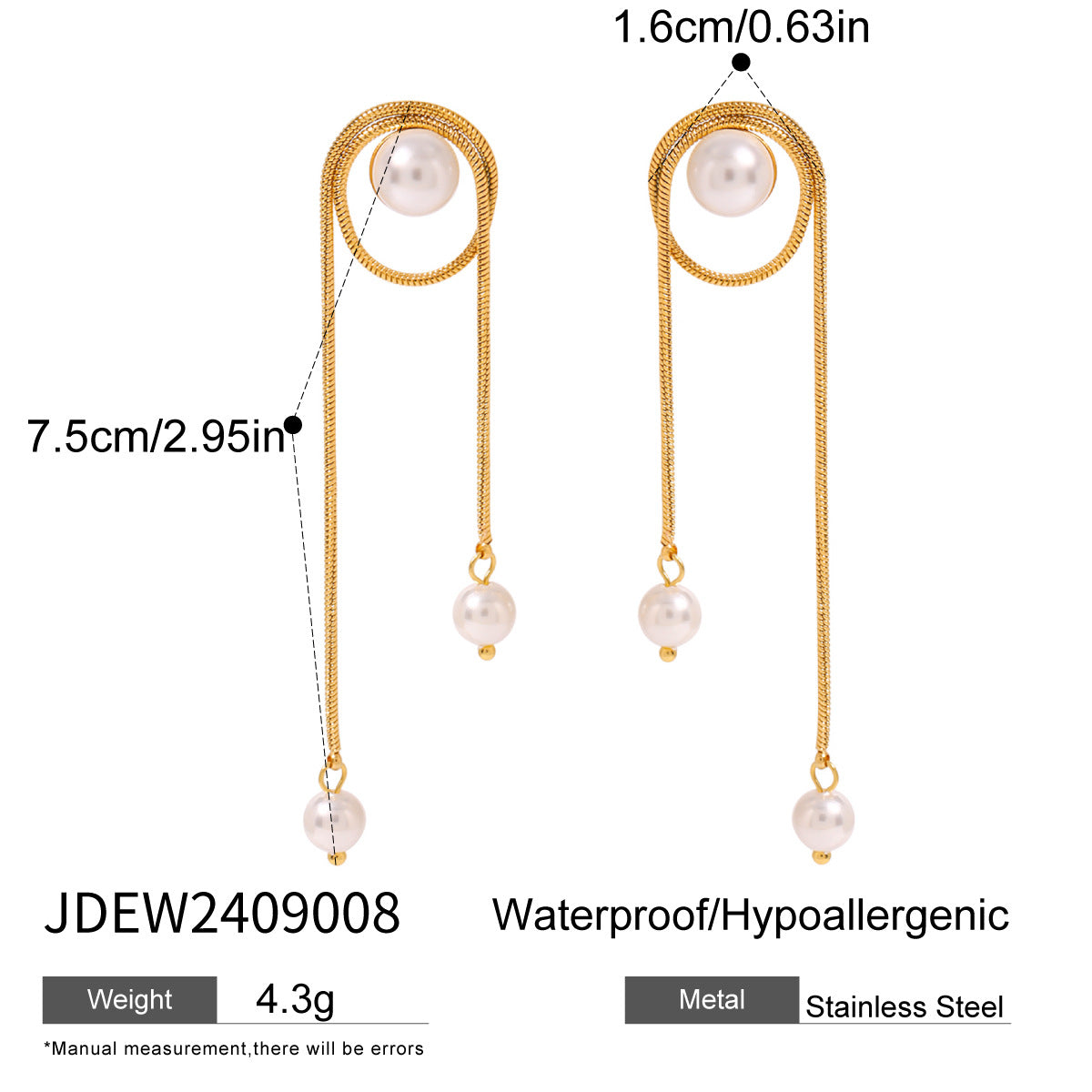 Damen Ohrhänger mit funkelnden Kristall-Details Shop Nory
