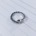 Damen Edelstahl Ring mit modernem, gleitendem Design Shop Nory