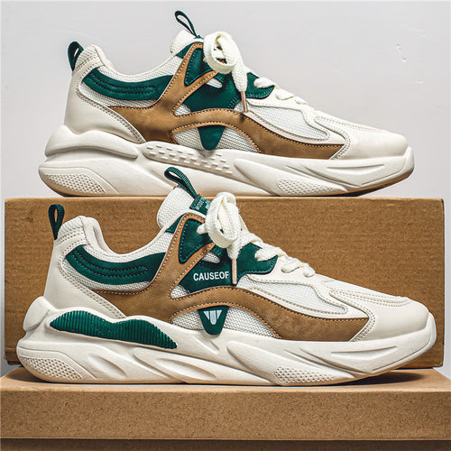 Herren Retro-Performance Street‑Sneaker mit mehrschichtiger Sohlentechnik und atmungsaktivem Mesh Shopy Nory