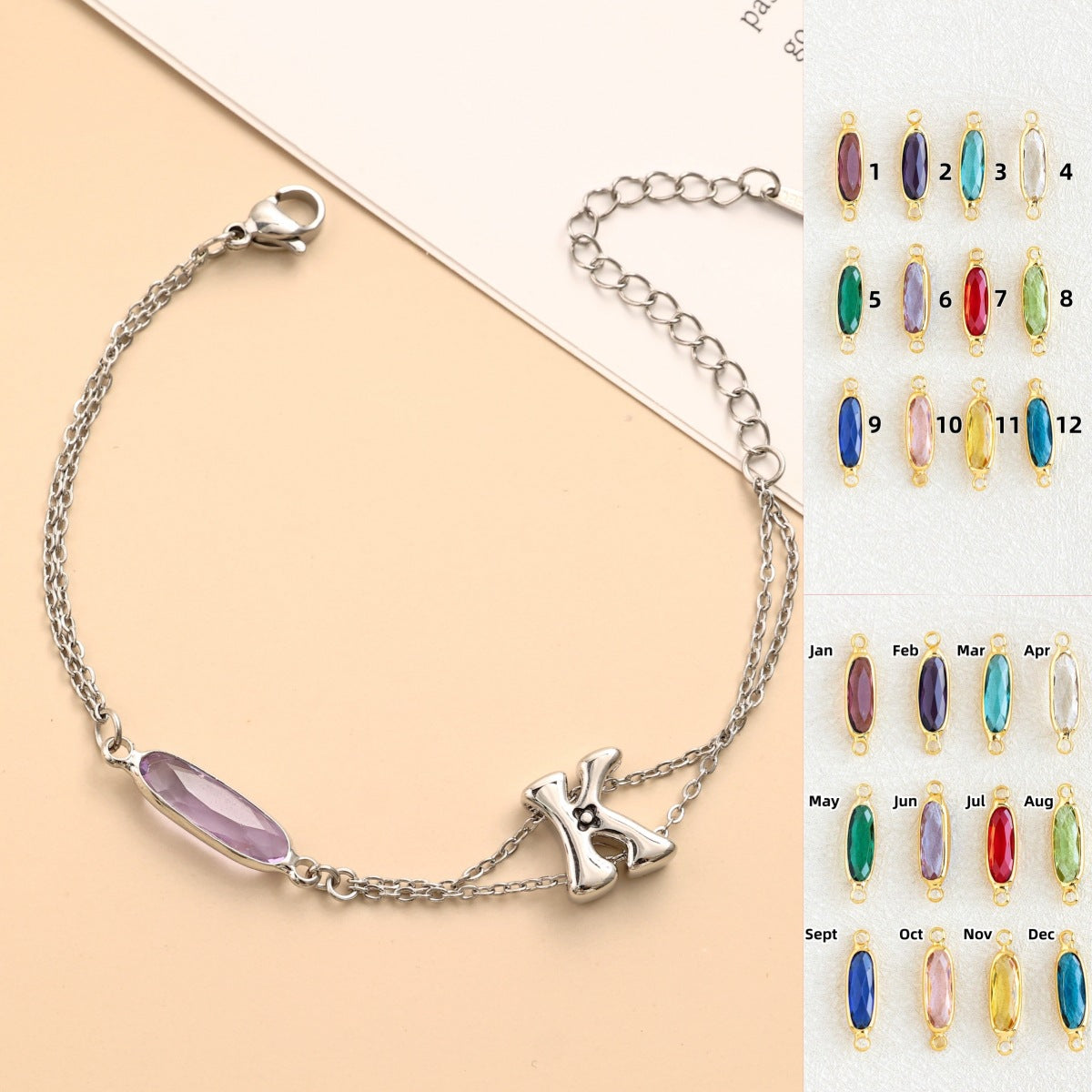 Damen Armbanduhr mit facettiertem Kristall und eleganter Schließe Shop Nory