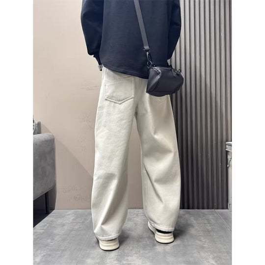Herren Weite Cargo-Hose im Baggy-Stil mit Knieverstärkung und aufgesetzten Taschen Shop Nory
