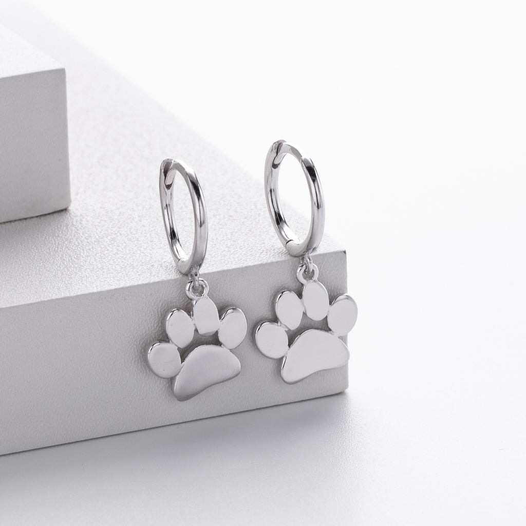 Damen Ohrhänger im stilvollen Pfoten-Design aus hochwertigem 925 Sterling Silber Shop Nory