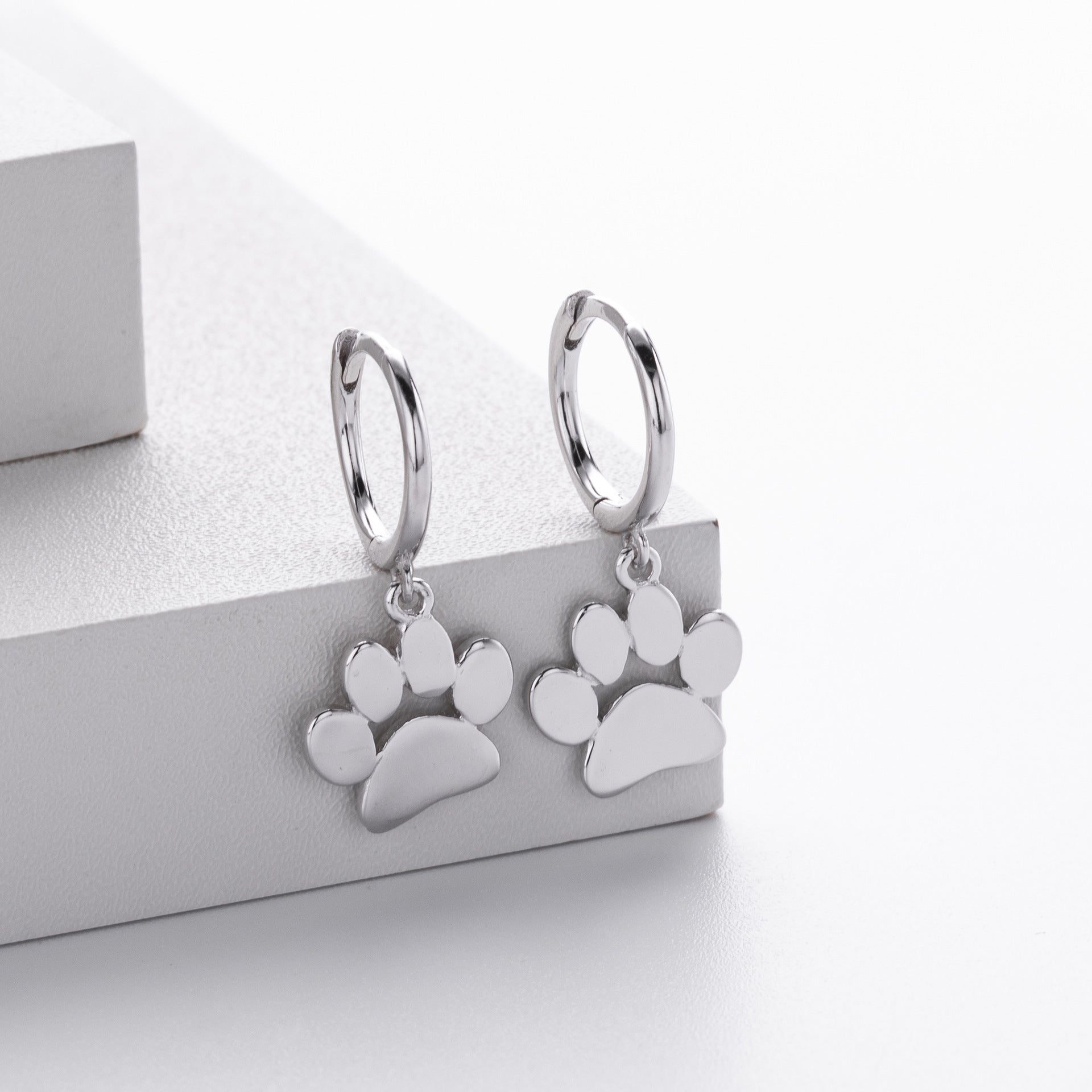 Damen Ohrhänger im stilvollen Pfoten-Design aus hochwertigem 925 Sterling Silber Shop Nory