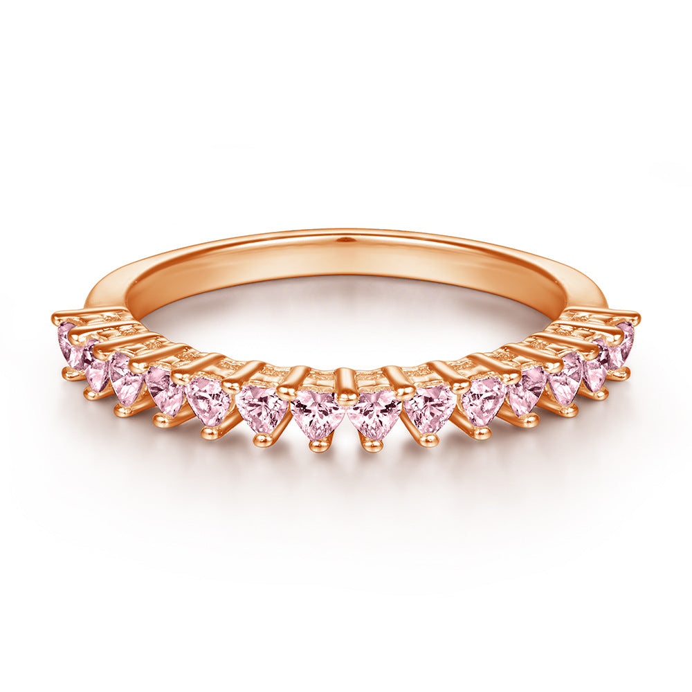 Damen Verlobungsring mit strahlendem Hauptstein und kunstvollem Zirkonia-Besatz Shop Nory