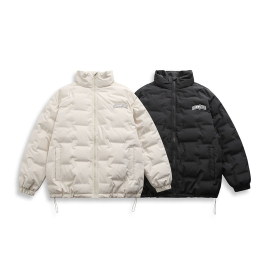Unisex Kurz geschnittene minimalistische Thermo‑Pufferjacke mit hohem Stehkragen Shop Nory