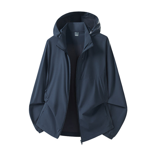 Damen Leichter Windbreaker mit Kapuze Shop Nory