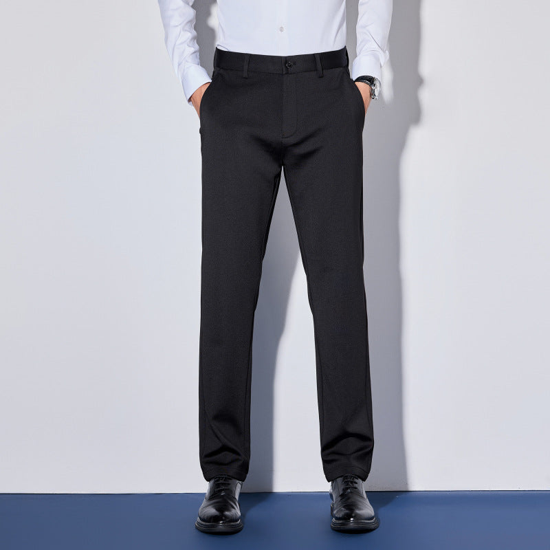 Herren Elegante Business-Hose mit geradem Schnitt und elastischem Bund Shop Nory