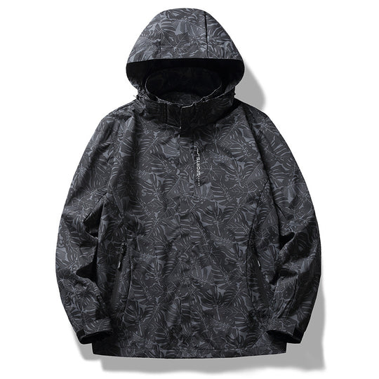 Herren Atmungsaktive Wind- und Wasserabweisende Outdoor-Jacke Shop Nory