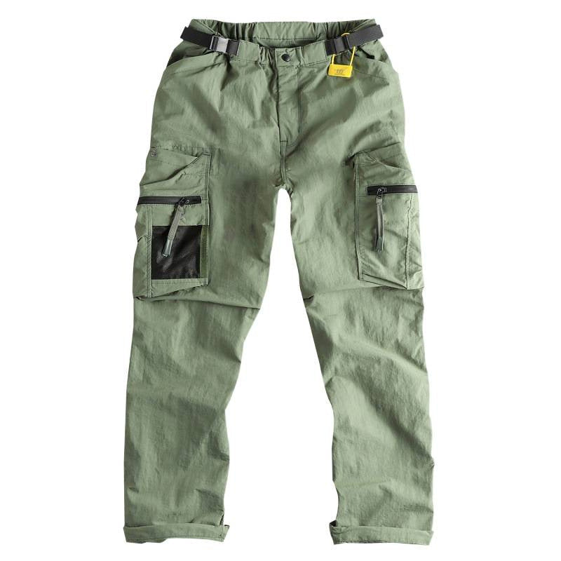 Herren Cargo-Hose mit multifunktionalen Taschen und verstellbarem Bund