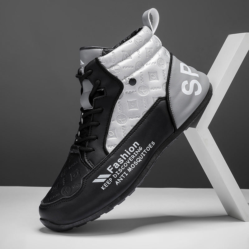 Damen Hohe Sneakers mit rutschfester Sohle und atmungsaktivem Obermaterial