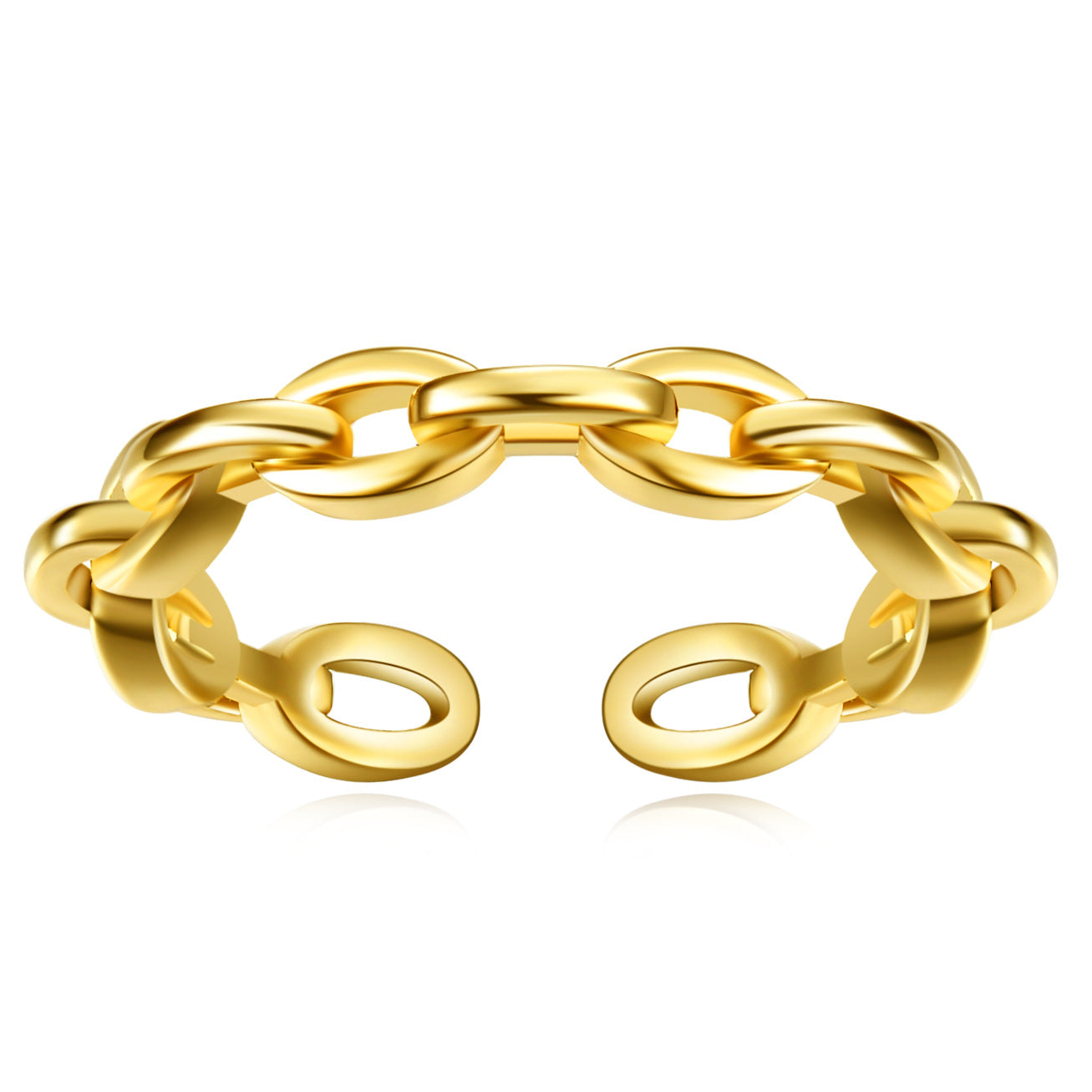Damen Offener Armreif im modernen Gliederdesign Shop Nory