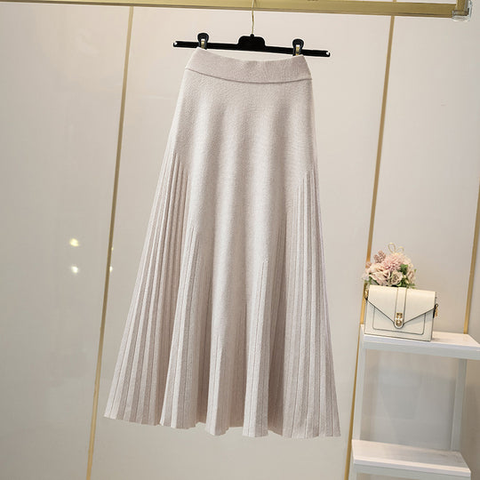 Damen Plissierter Wickelrock Shop Nory