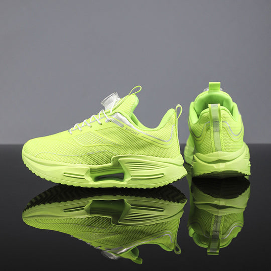 Damen Sportliche Mesh-Laufsneaker mit Drehverschluss und gedämpfter Plateausohle Shopy Nory