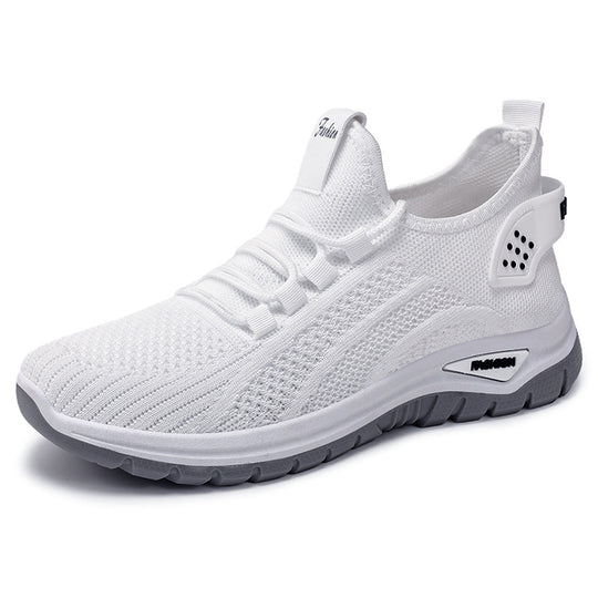 Damen nan sockenähnlicher Strick-Fit Sneaker mit elastischer Schnürung, gelochter Fersenverstärkung und dämpfender Plateau-Sohle Shop Nory