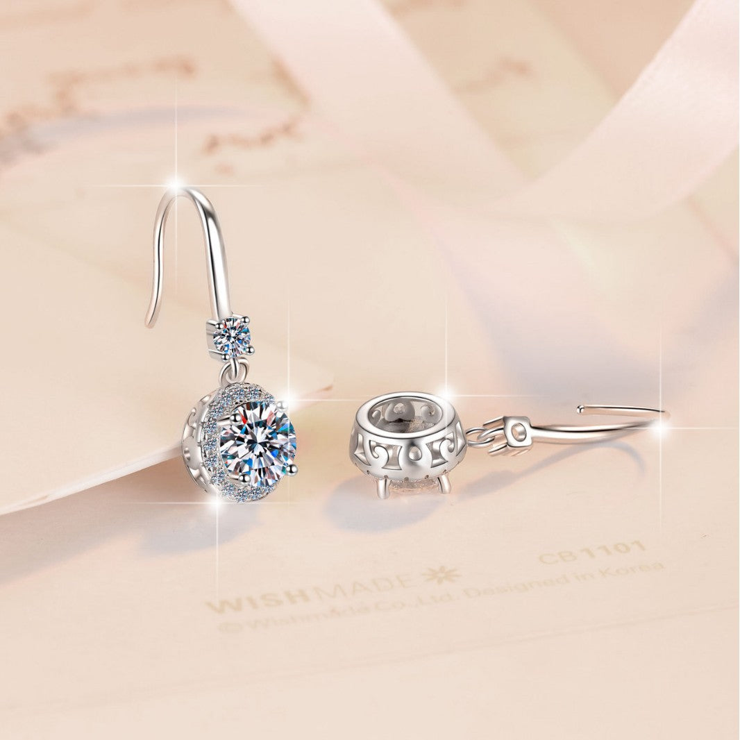 Damen-Ohrhänger mit luxuriösem Kristallbesatz Shop Nory
