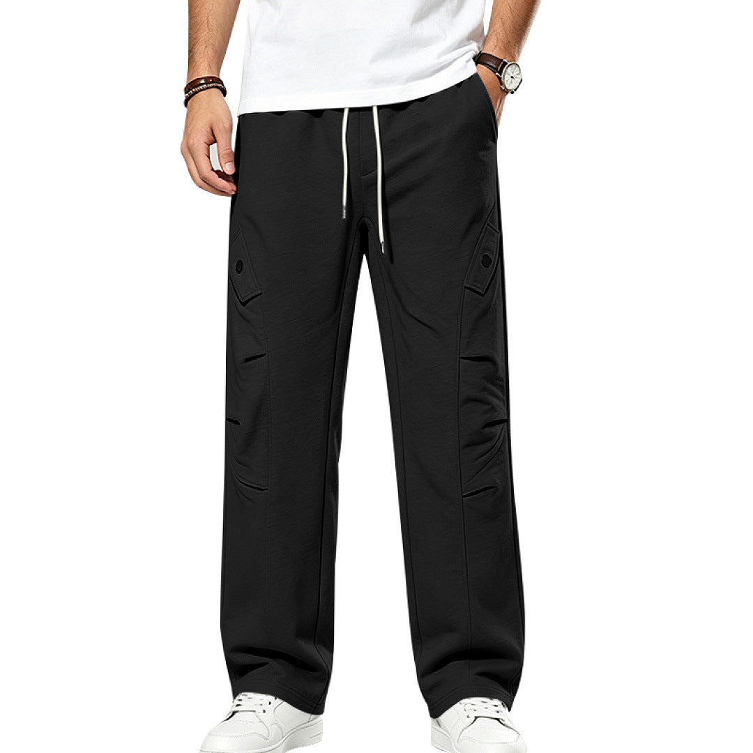 Herren Lässige Cargo-Jogginghose mit Kordelzug und Cut-Out-Details Shop Nory