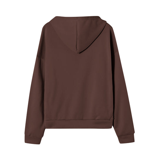Unisex nan extraweiche oversized Zip-Hoodie mit Kängurutaschen, Kapuze mit Kordelzug und gerippten Bündchen Shop Nory