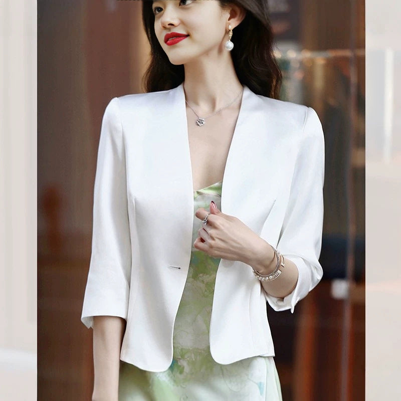 Damen Edler Blazer mit drei Viertelärmeln Shop Nory