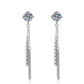 Damen Ohrstecker im modernen Design mit abnehmbaren Glitzerstäben Shop Nory