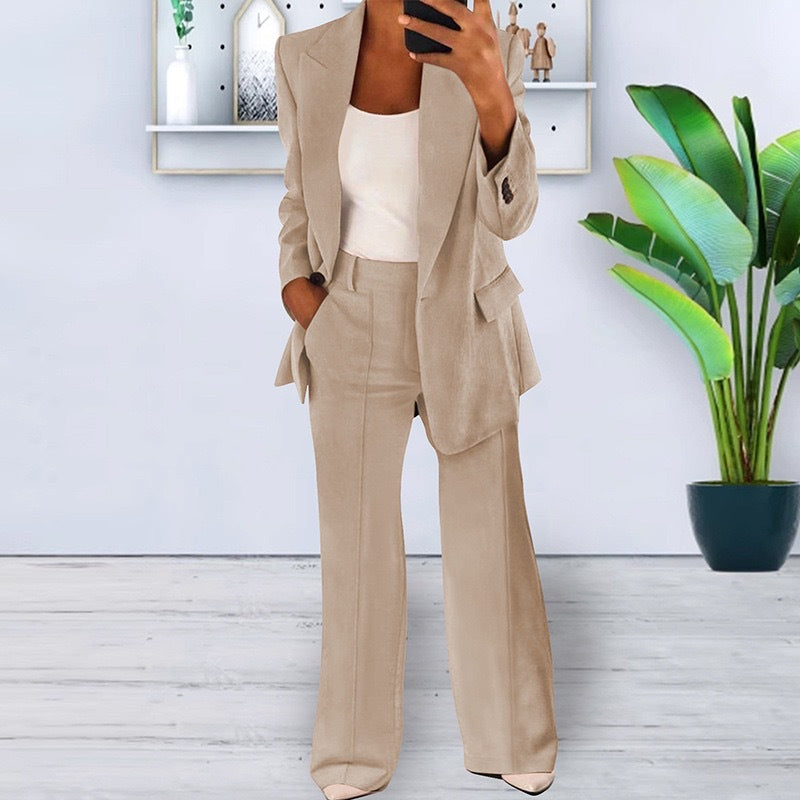 ShopNory | Elegantes Wild Set Blazer und Rock
