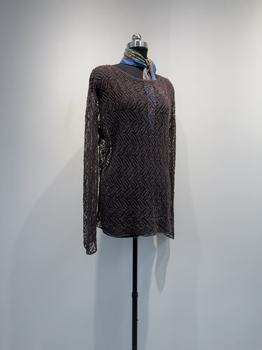 Damen Offenes Gewebtes Strickpullover Shop Nory