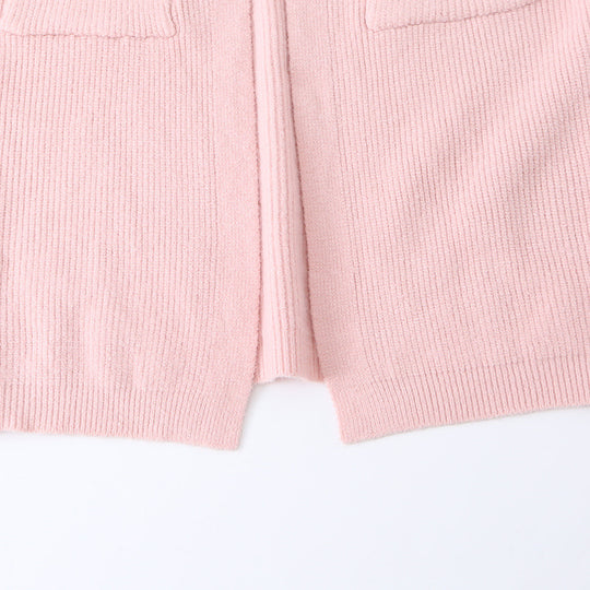Damen Langer Oversize Strickcardigan mit aufgesetzten Taschen Shop Nory