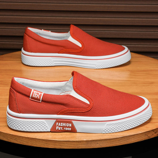 Damen bequeme Slip-On Sneakers aus atmungsaktivem Material