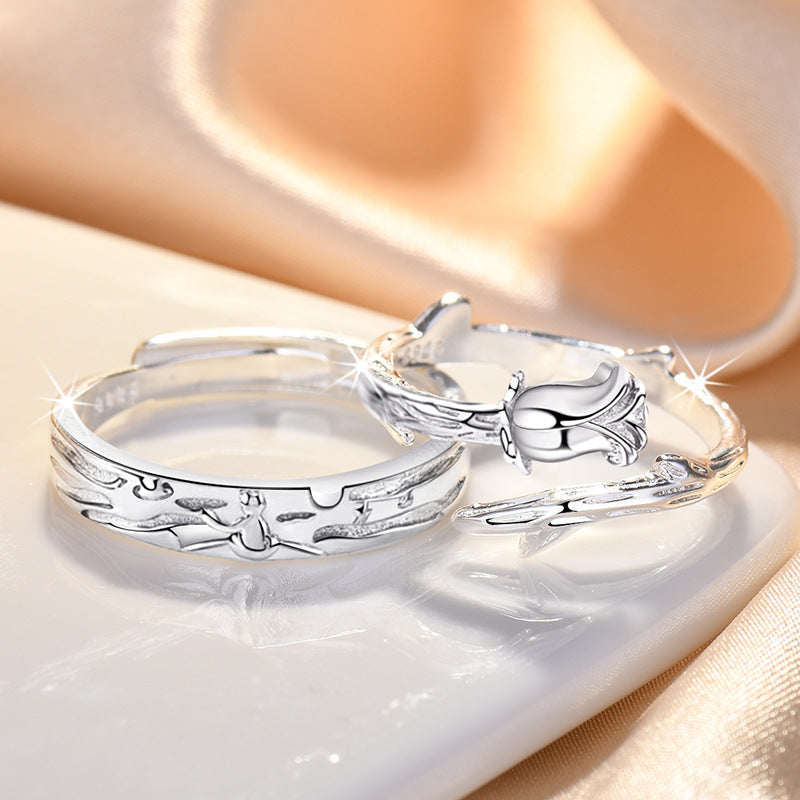 Damenring mit kunstvollem Rosen-Design und filigranen Details Shop Nory