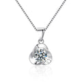 Damen Halskette mit funkelndem Zirkonia-Anhänger und elegantem Design Shop Nory