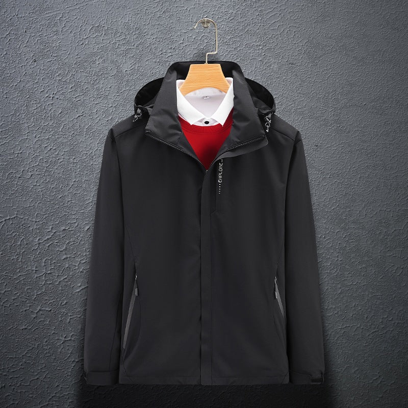 Herren Funktionale Wind- und Wetterjacke Shop Nory