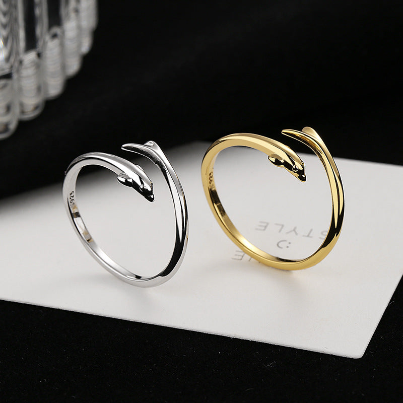 Damen Offener Ring mit elegantem Fuchsdesign Shop Nory