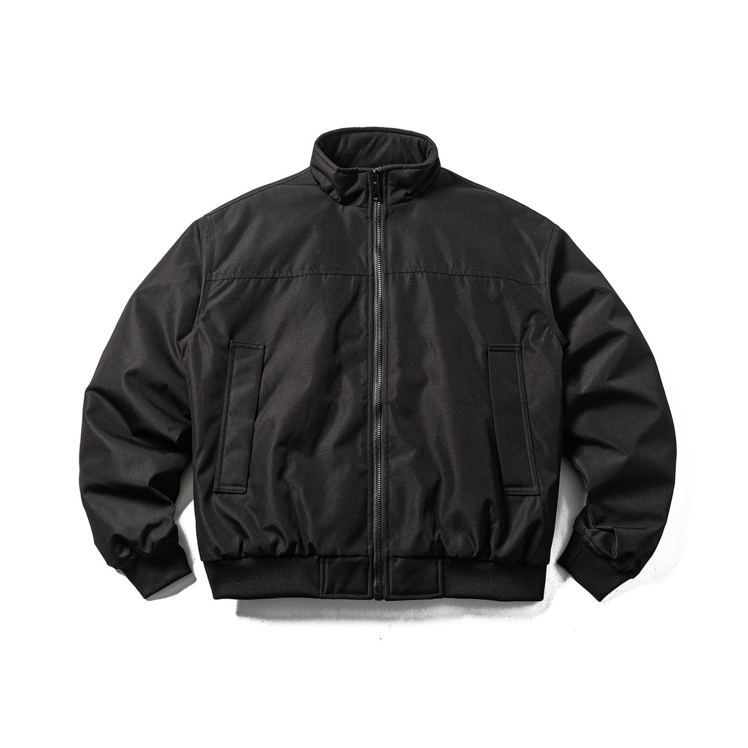 Herren Wattierte Bomberjacke im Boxy‑Cut mit hohem Stehkragen und geripptem Bund Shop Nory