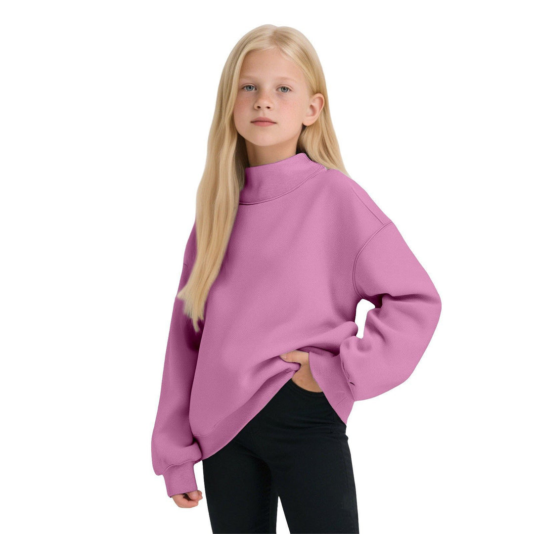 Damen Lässiges Funnel-Neck Sweatshirt im Oversize‑Schnitt mit überschnittener Schulter Shop Nory
