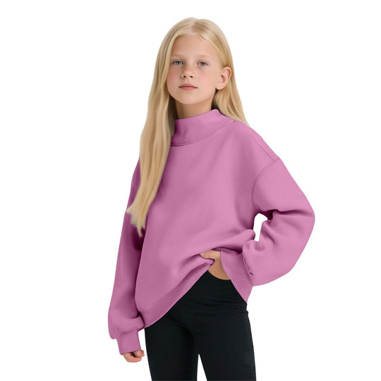 Damen Lässiges Funnel-Neck Sweatshirt im Oversize‑Schnitt mit überschnittener Schulter Shop Nory
