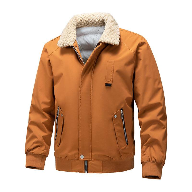 Herren Bomberjacke mit Teddykragen und wasserabweisendem Außenmaterial Shop Nory