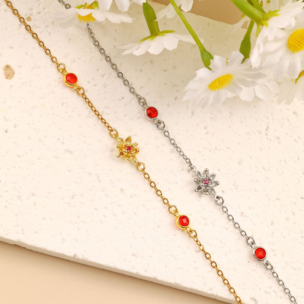 Damen filigranes Armband mit floralem Design Shop Nory