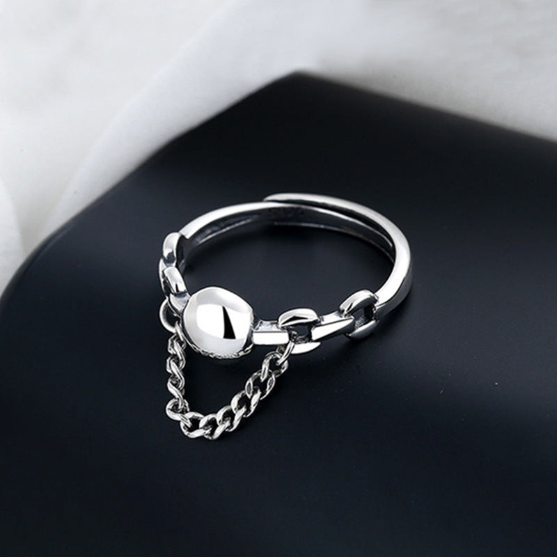 Damenring mit modernem Kettendesign Shop Nory