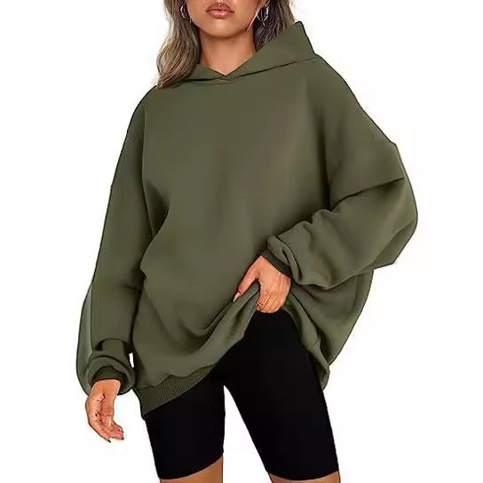 Damen Oversize Hoodie mit Kapuze