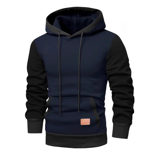 Herren modischer Hoodie mit praktischen Taschen und kontrastrierendem Design