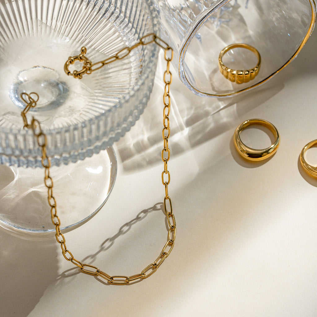 Damen Edelstahl Kette mit hypoallergenen Eigenschaften Shop Nory