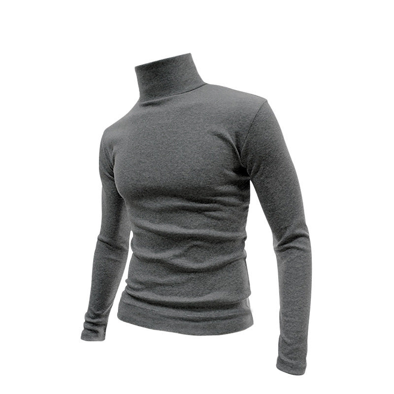 Herren Schmal geschnittenes Rollkragen-Feinstrickshirt mit Stretchkomfort Shop Nory