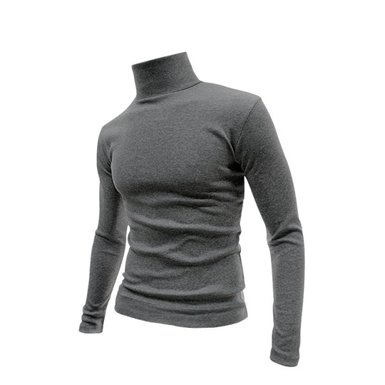 Herren Schmal geschnittenes Rollkragen-Feinstrickshirt mit Stretchkomfort Shop Nory