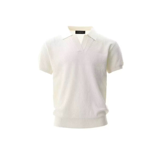 Herren Modisches Strickpoloshirt mit V-Ausschnitt Shop Nory