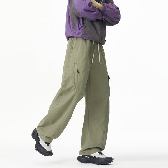 Herren Weite Tech‑Cargohose mit Tunnelzugbund und Reißverschlusstaschen Shop Nory
