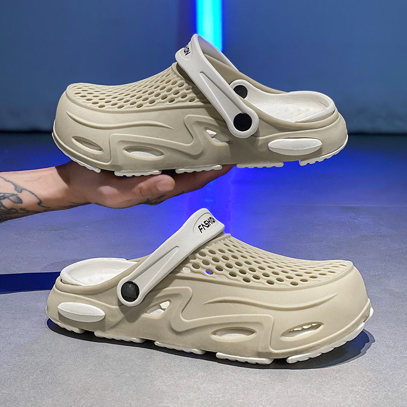 Herren Atmungsaktive Clogs mit verstellbarem Riemen