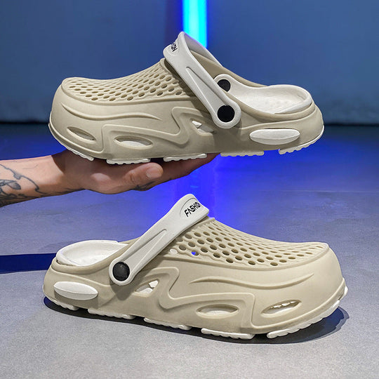 Herren Atmungsaktive Clogs mit verstellbarem Riemen