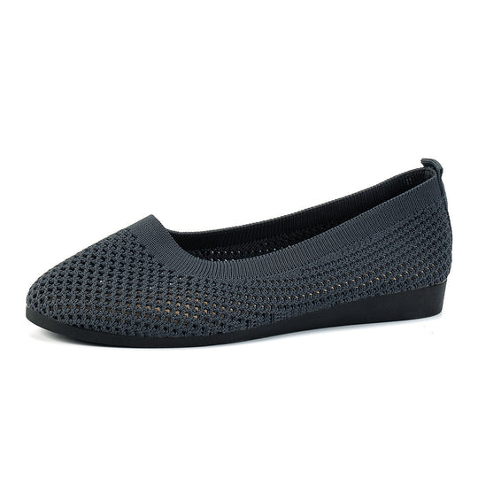 Damen bequeme Slipper aus atmungsaktivem Netzmaterial mit rutschfester Sohle